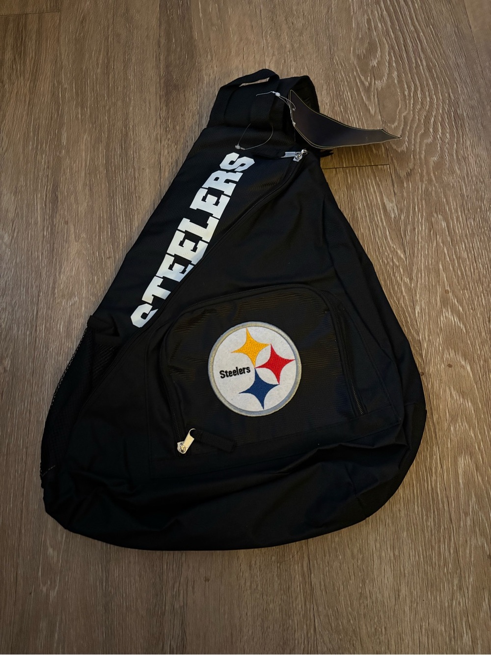 NFL Pittsburgh Steelers Sling Backpack Crossbody Travel Bag NWT Black A97